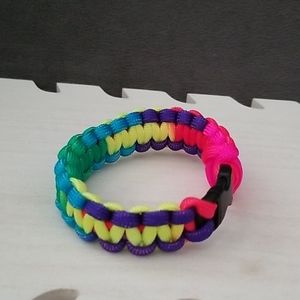 Rainbow Paracord Bracelet